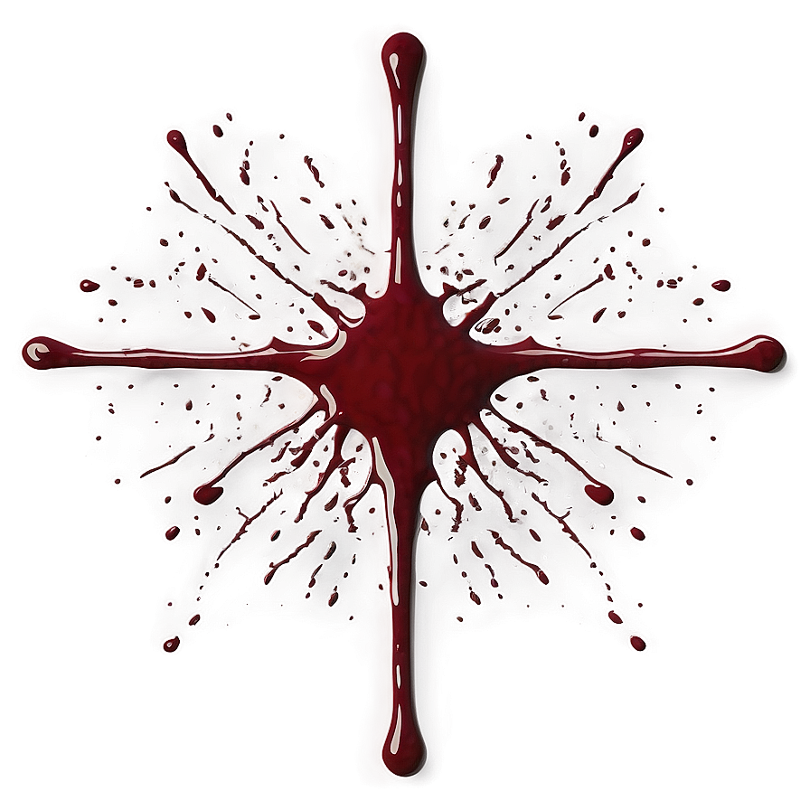 Blood Splatter Png For Design 44