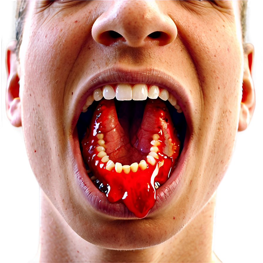 Bloodcurdling Mouth Picture Png 22