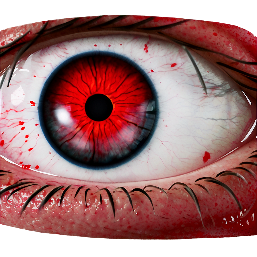 Bloodshot Eye Infection Sign Png 06272024