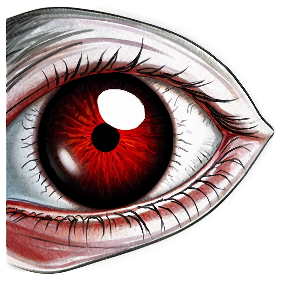 Bloodshot Eye Realistic Drawing Png Yhb