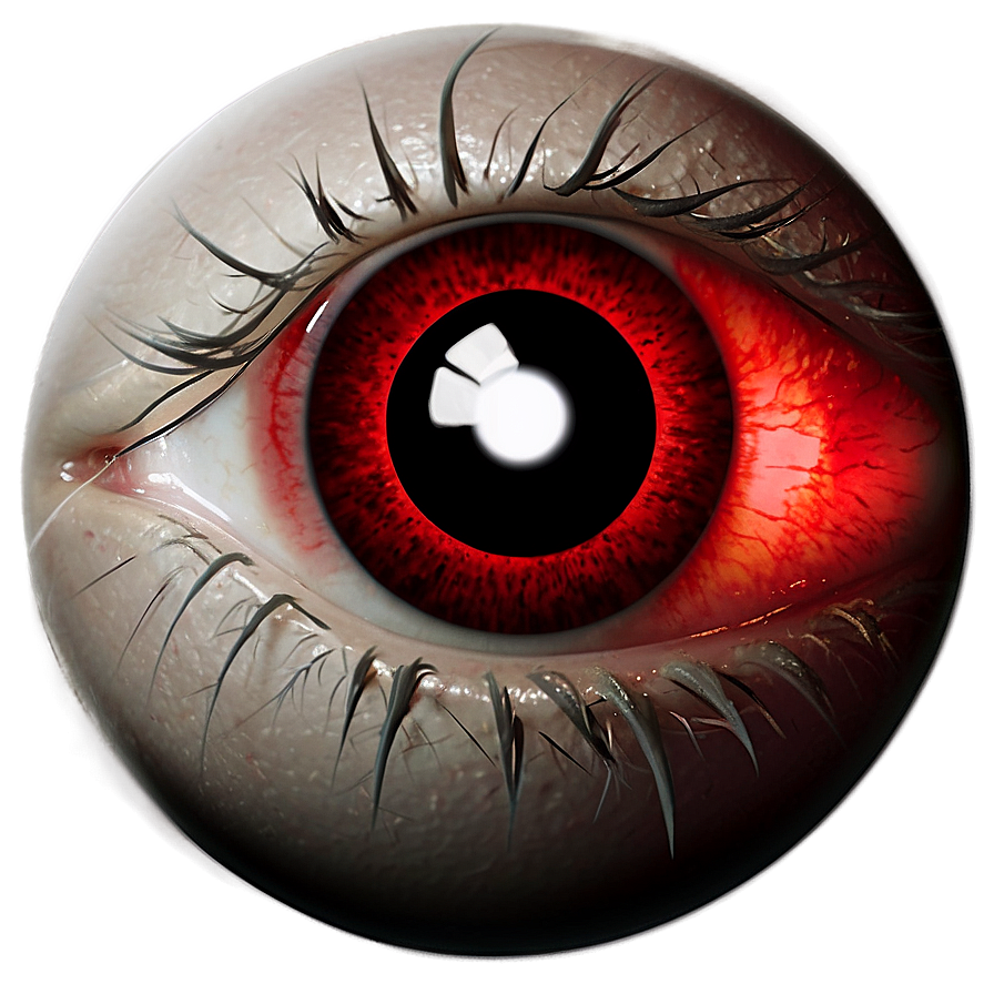 Bloodshot Eyes In Darkness Png 93