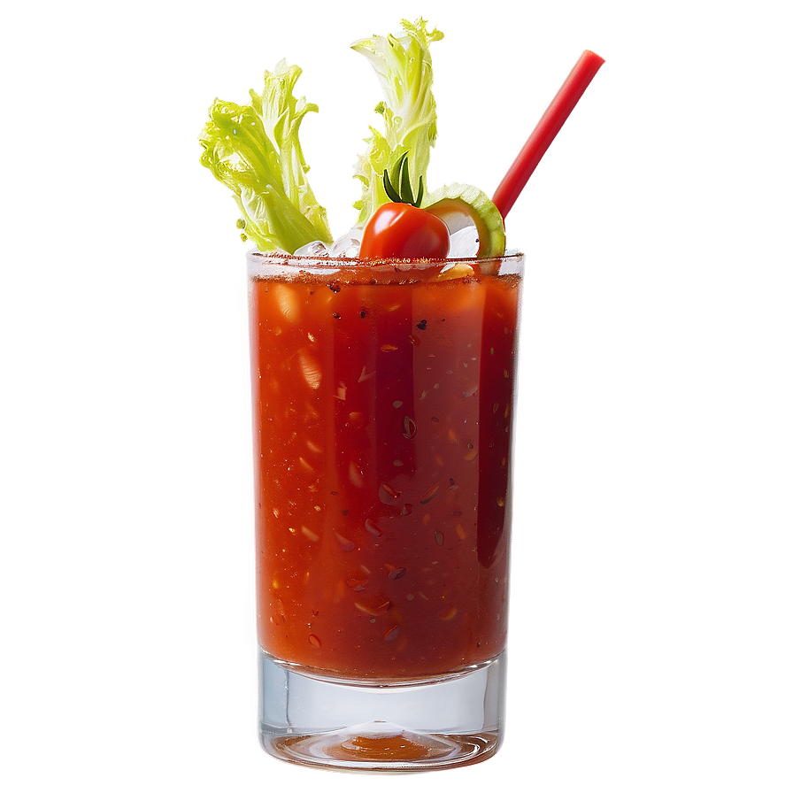 Bloody Mary Cocktail Glass Png 38