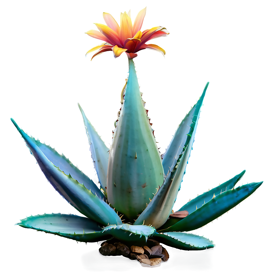 Blooming Agave Plant Png Boa