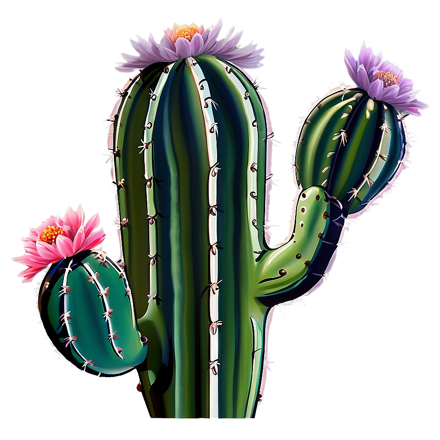 Blooming Cactus Flower Png Btj