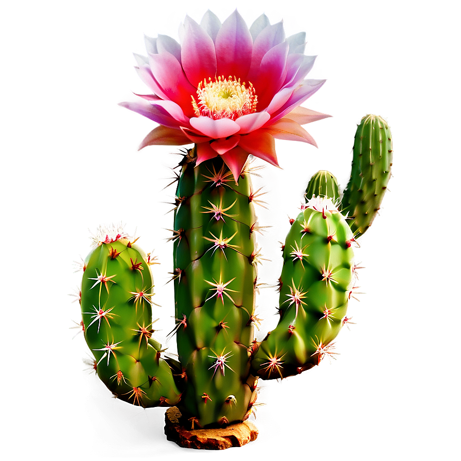 Blooming Cactus Flower Png Viu