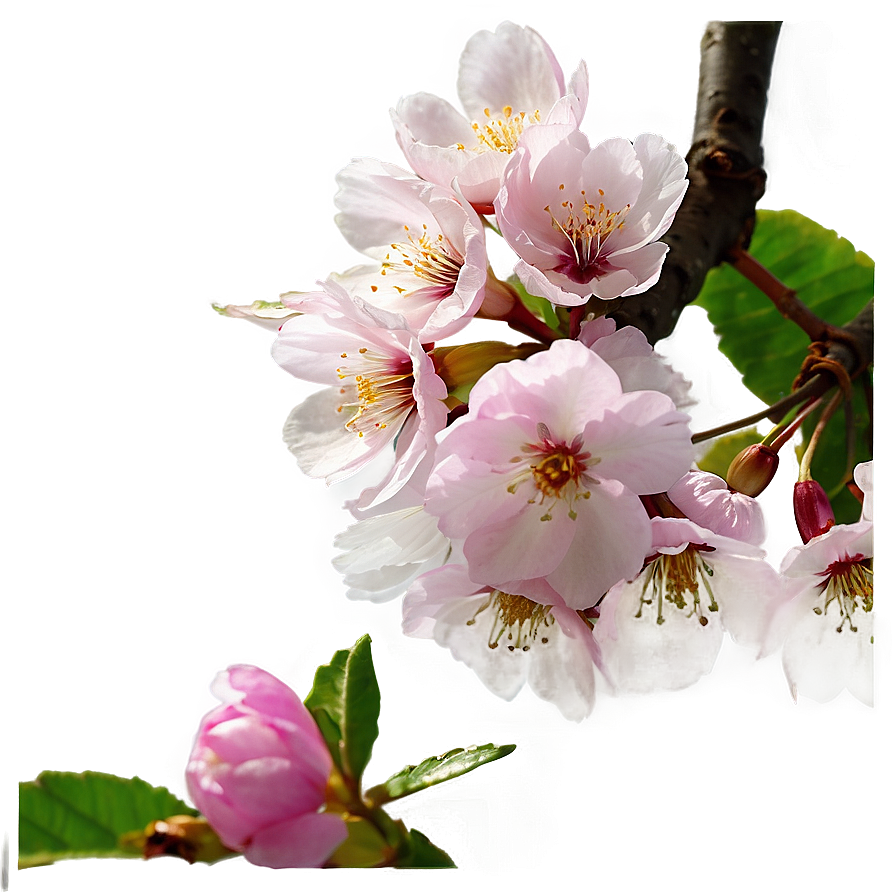 Blooming Cherry Blossoms PNG 05212024 PNG with transparent background