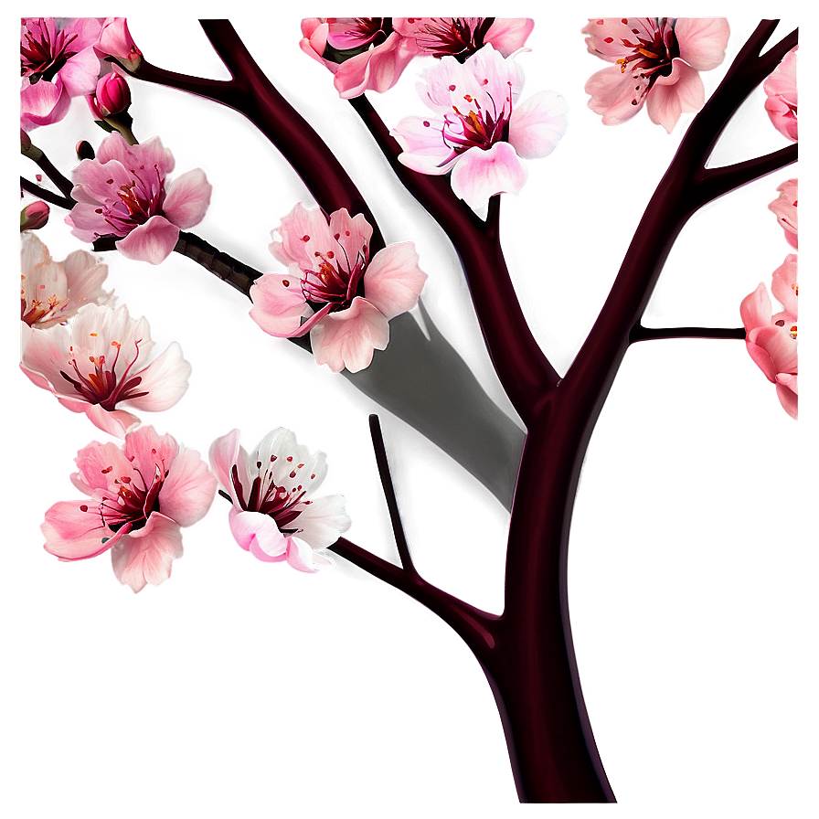 Blooming Cherry Blossoms PNG 05212024 PNG with transparent background