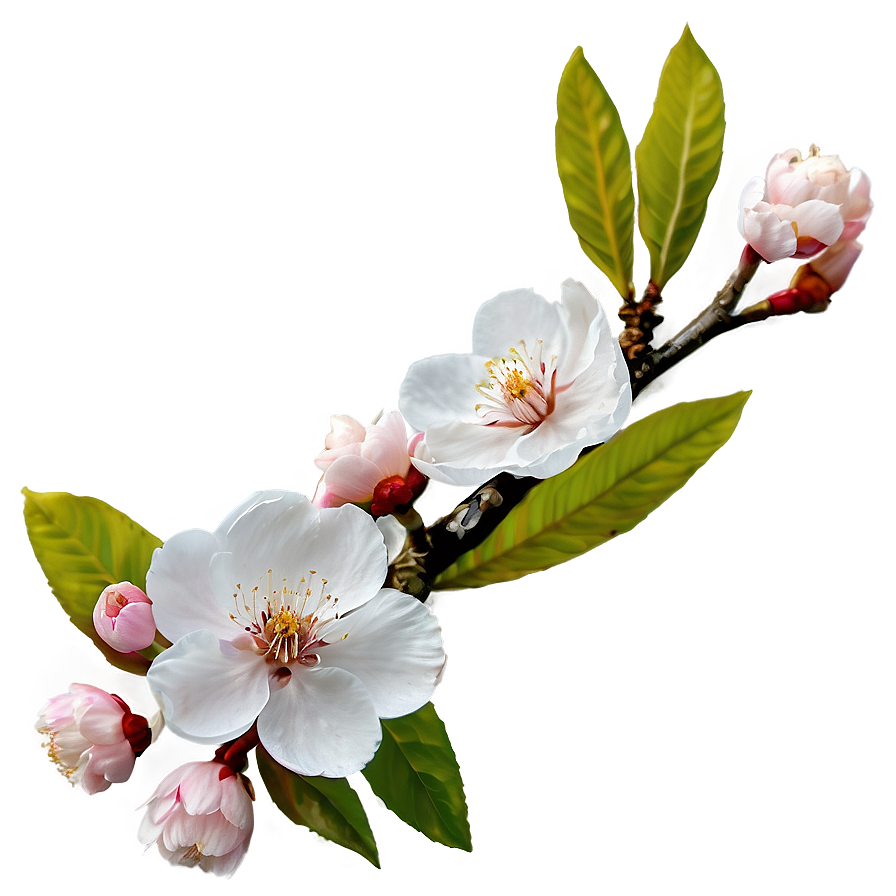 Blooming Cherry Blossoms PNG mcq30 PNG with transparent background