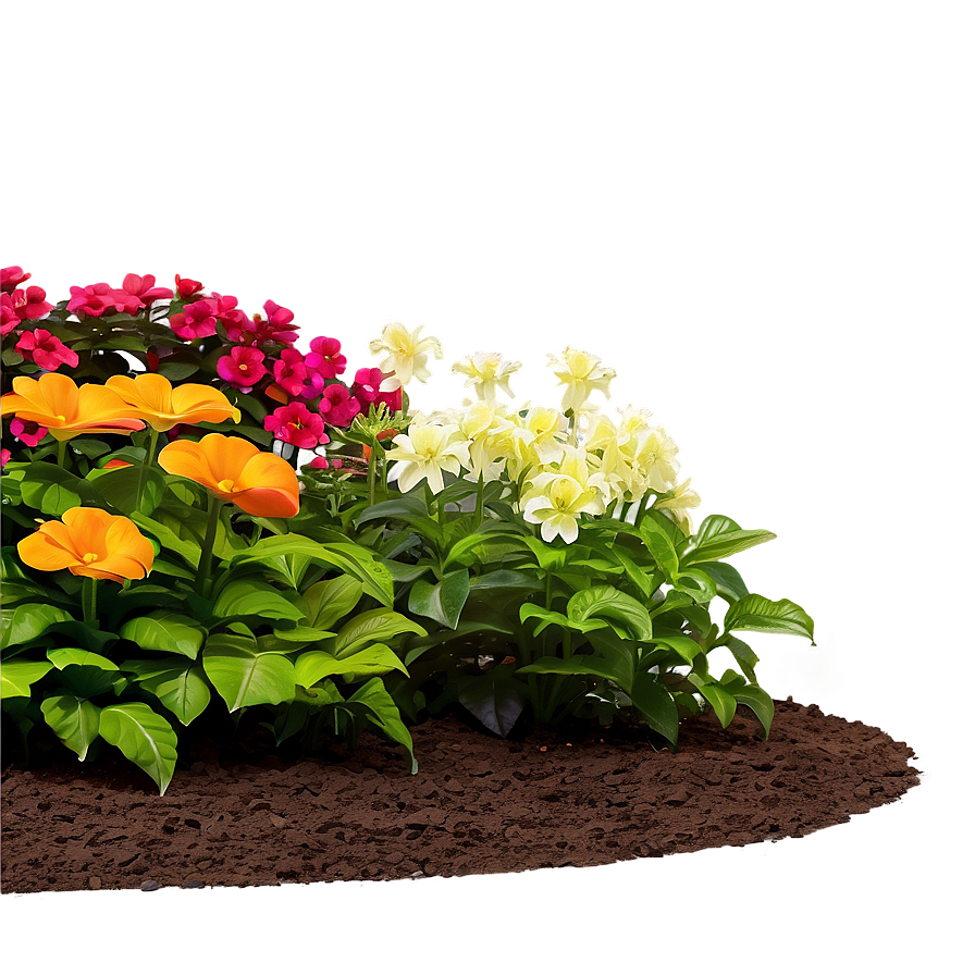 Blooming Flower Bed Png 76