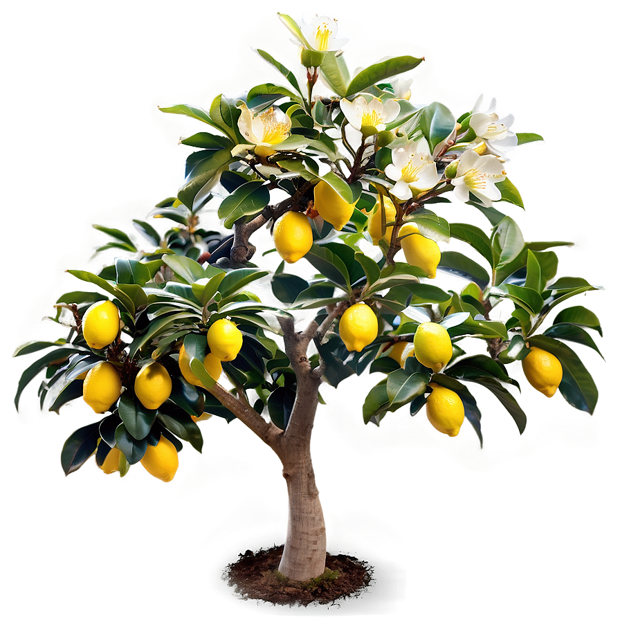 Blooming Lemon Tree Picture Png 06212024