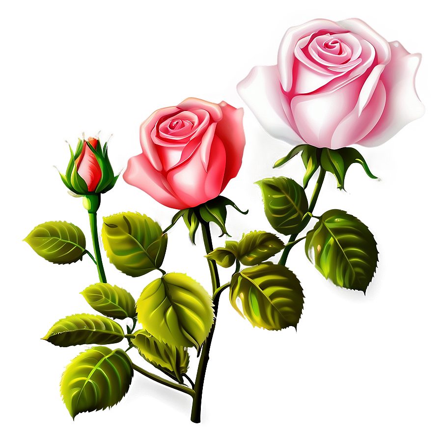 Blooming Rose Clipart Png 06272024