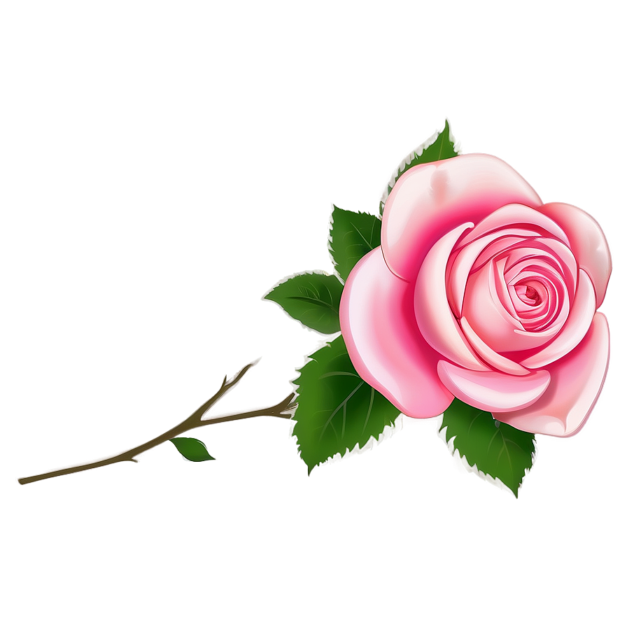 Blooming Rose Sticker Png Tto