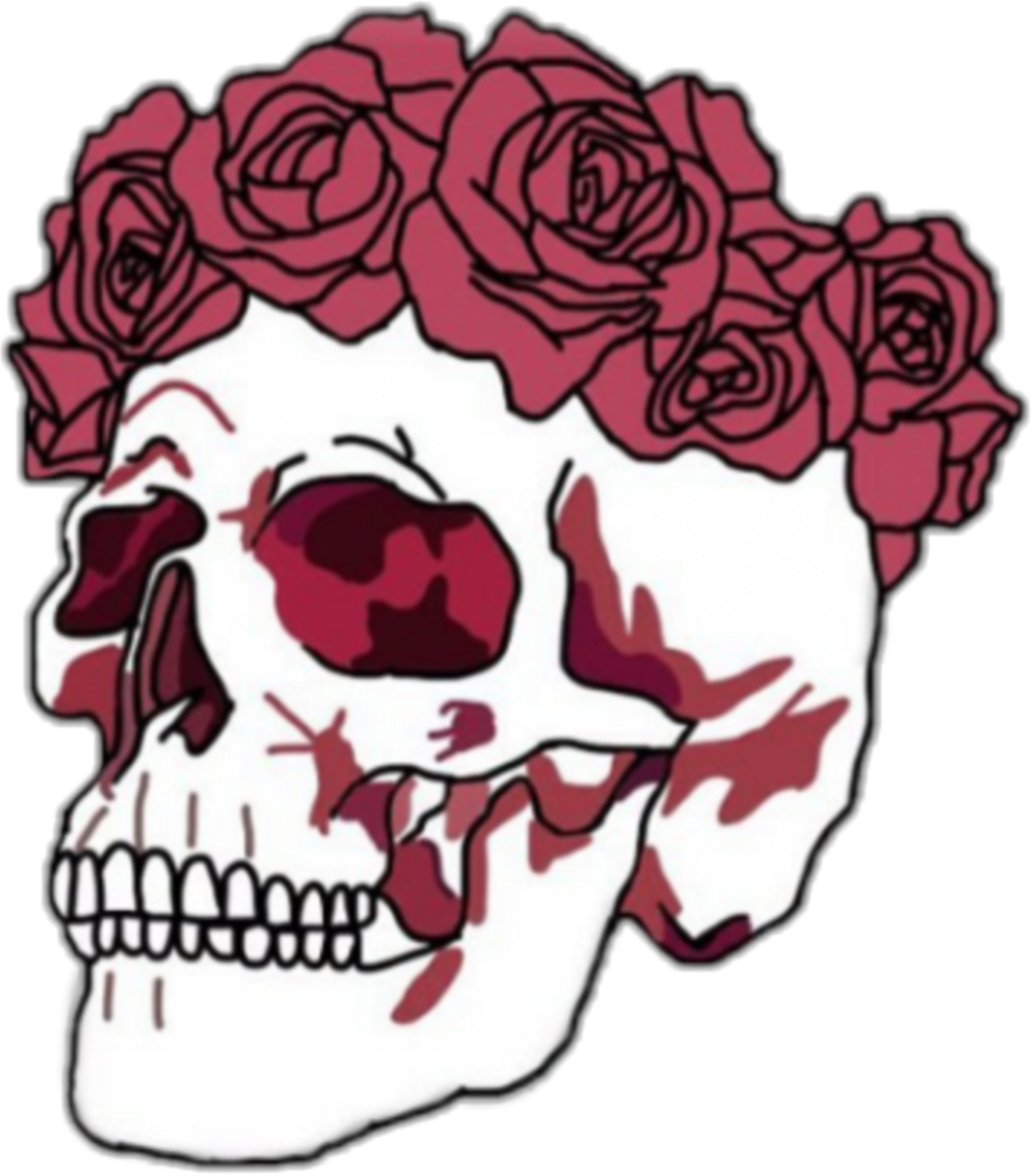 Blooming Skull Artwork