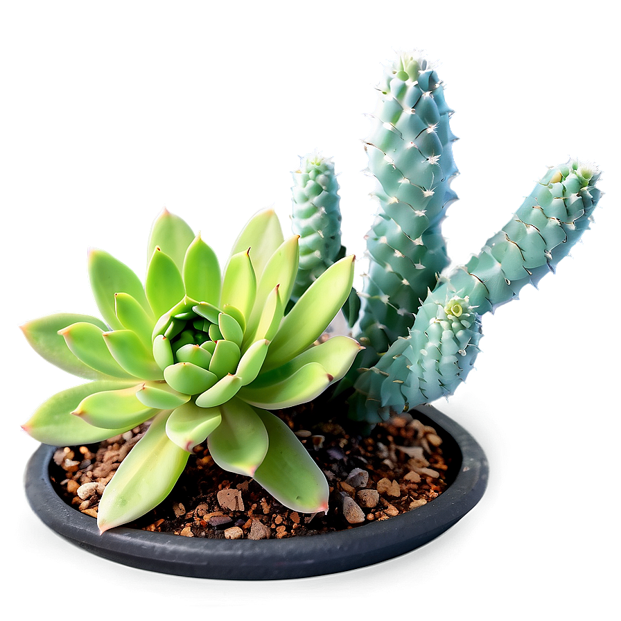 Blooming Succulent Png Pon80