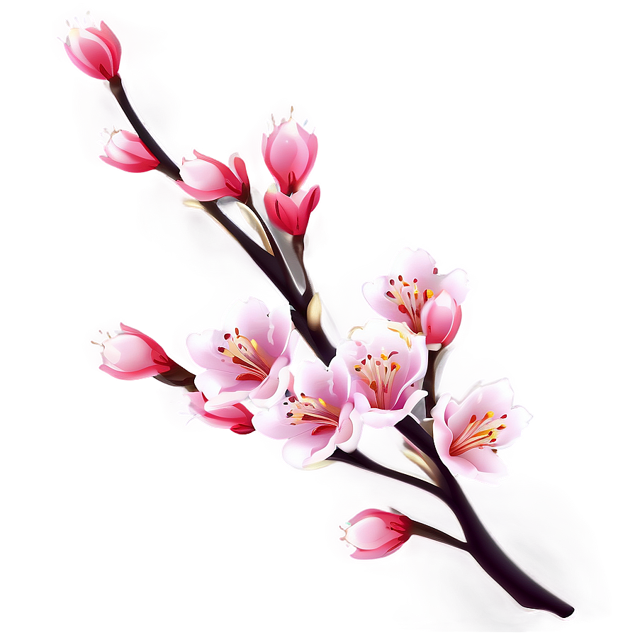 Blossom Clipart PNG yrt60 PNG with transparent background