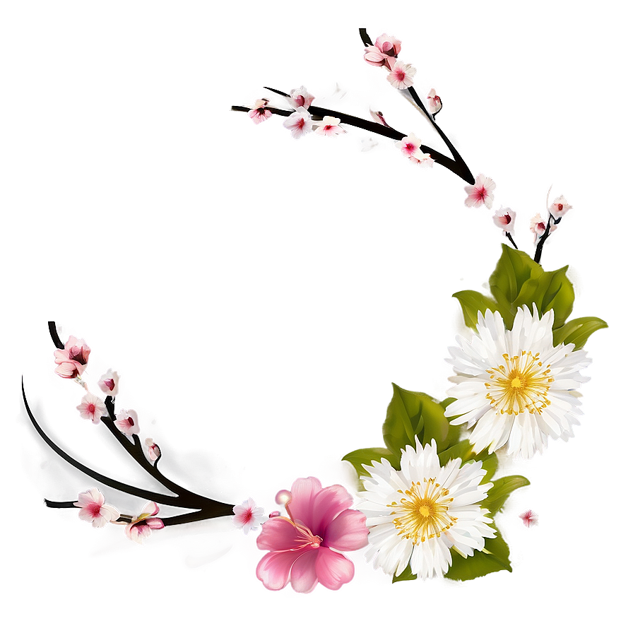 Blossom Frame Png 30