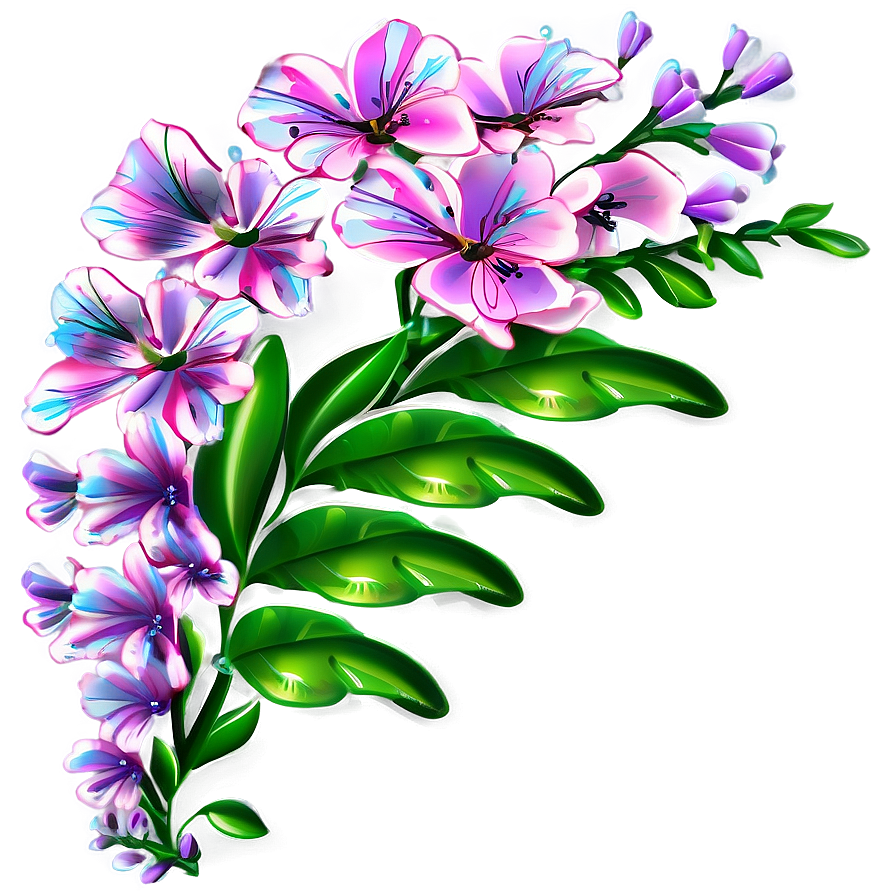 Blossoming Corner Flower Png 94