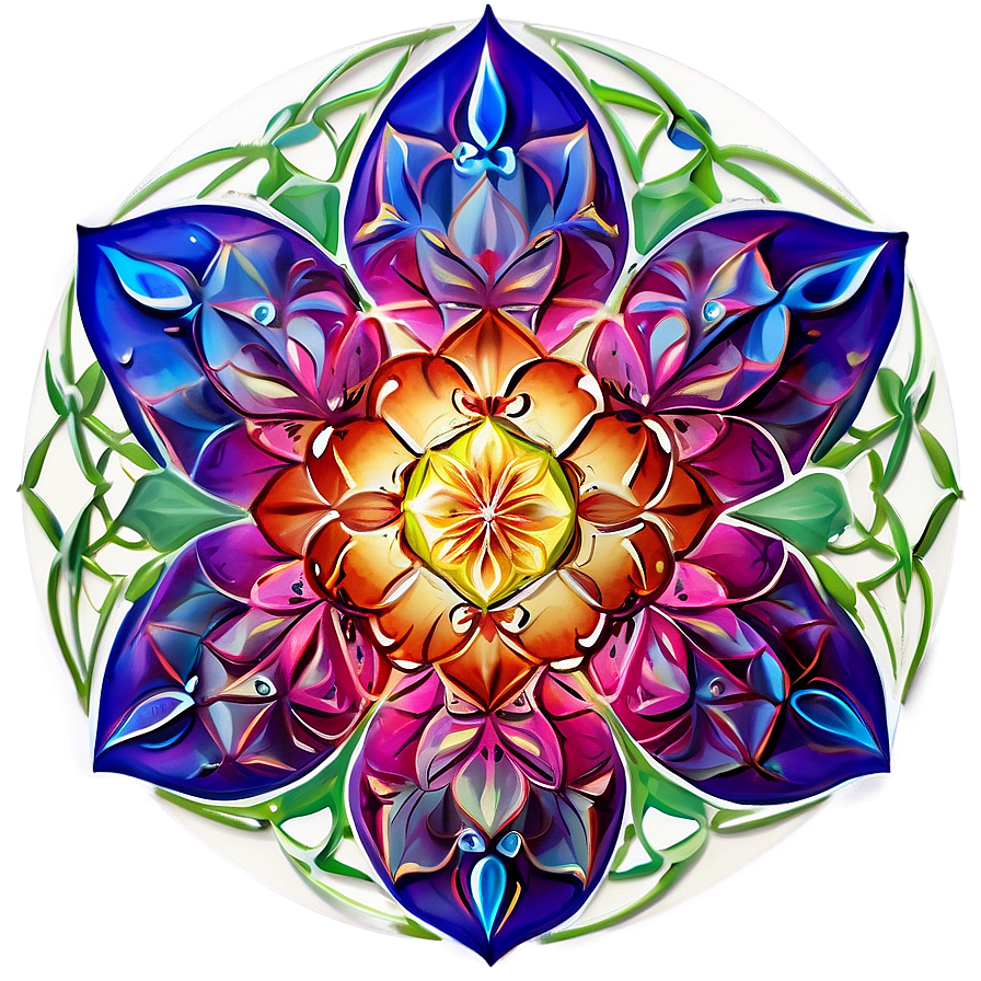 Blossoming Flower Of Life Art Png 06252024