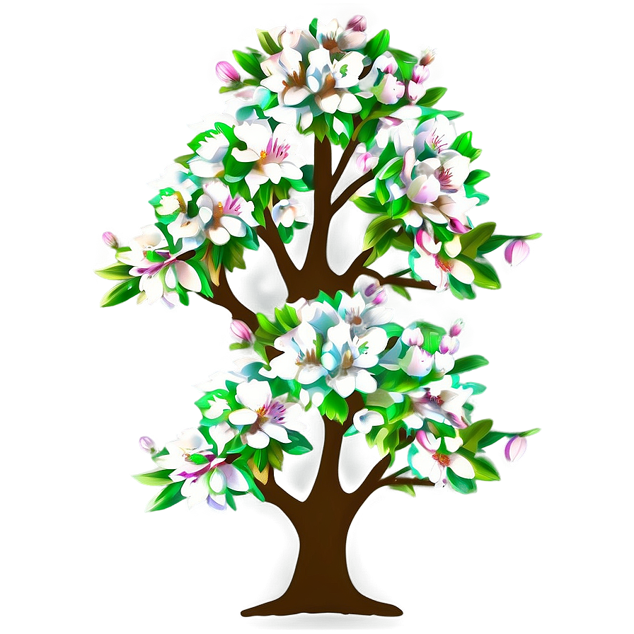 Blossoming Tree Sketch Png Lxh