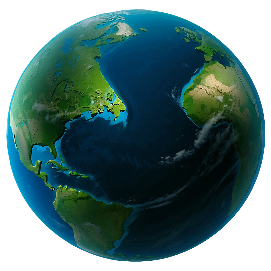 Blue And Green Planet Png Ort10