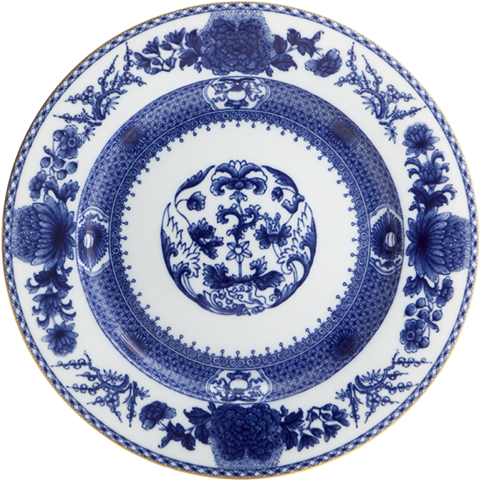 Imperial Blue Dinner Plate - Mottahedeh Blue Lace Dinner Plate, HD Png Download PNG with transparent background
