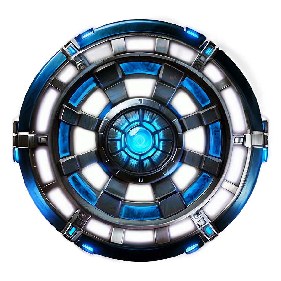 Blue Arc Reactor Light Png 28