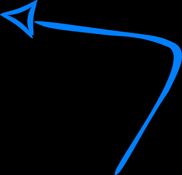 Blue Arrow Graphic