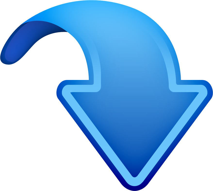 Download Down Arrow Transparent Png - Blue Down Arrow Gif, Png Download PNG with transparent background
