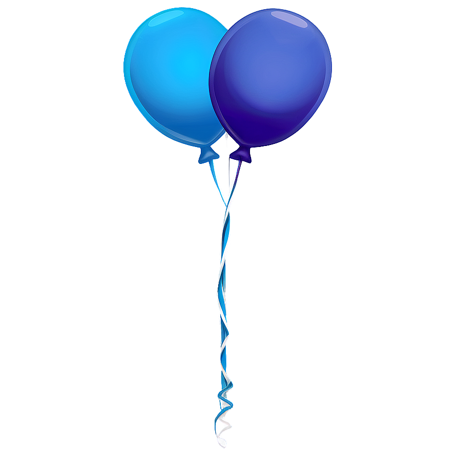 Blue Balloons Png 47