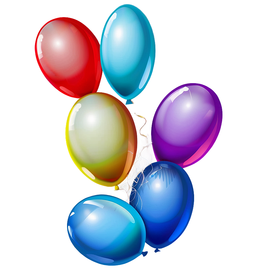 Blue Balloons Png 86