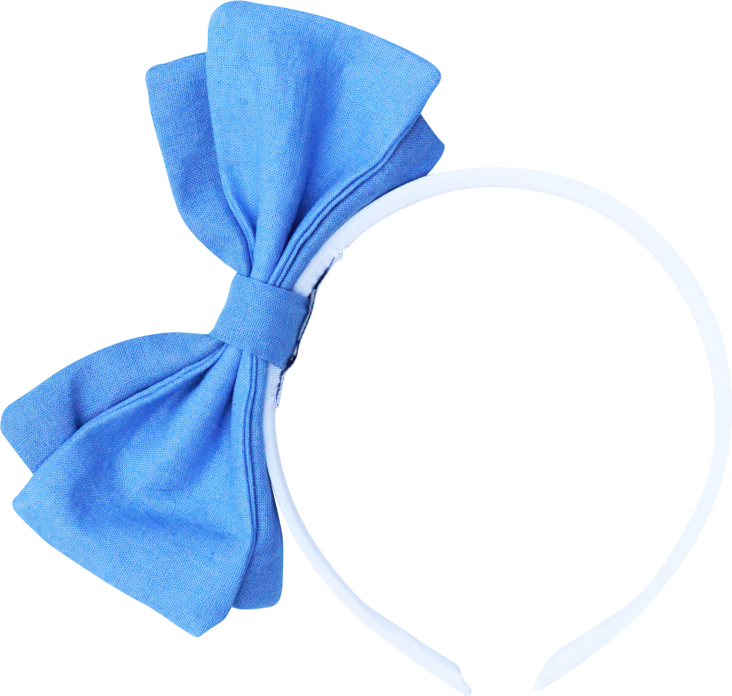 Blue Bow Headband