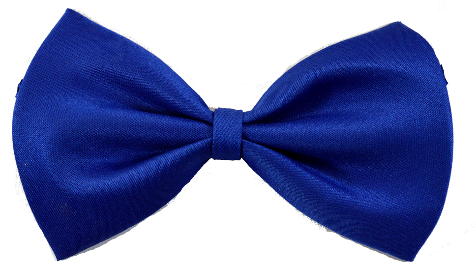 Blue Bow Tie PNG PNG with transparent background