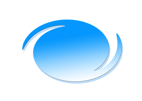Blue Bubble Logo Design PNG with transparent background