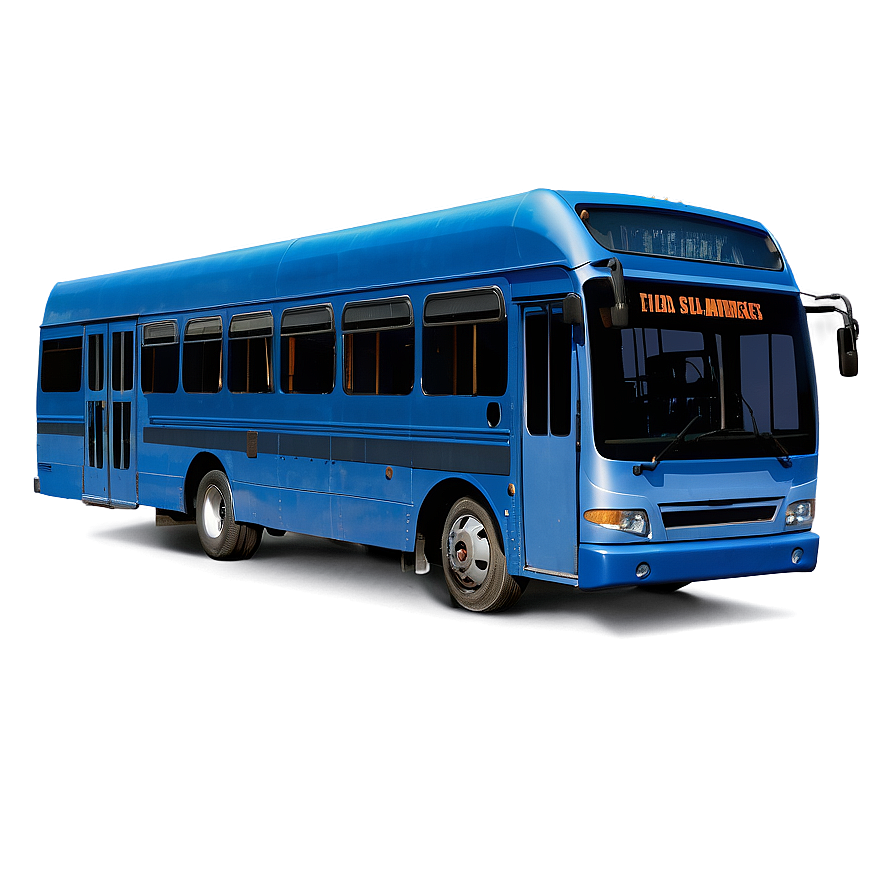 Blue Bus Png 05232024