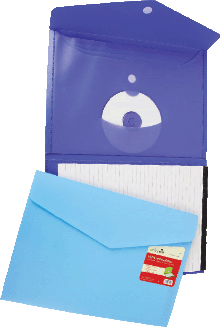 Blue C D Caseand Envelope