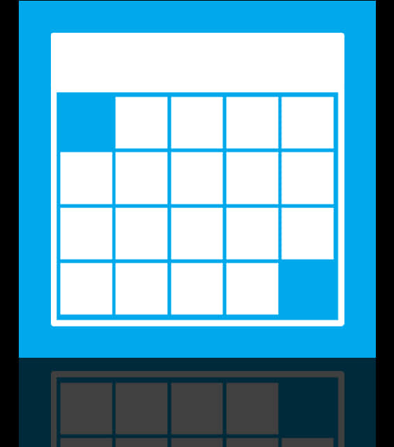 Blue Calendar Icon