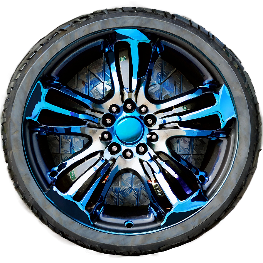 Blue Car Wheel Png Npp