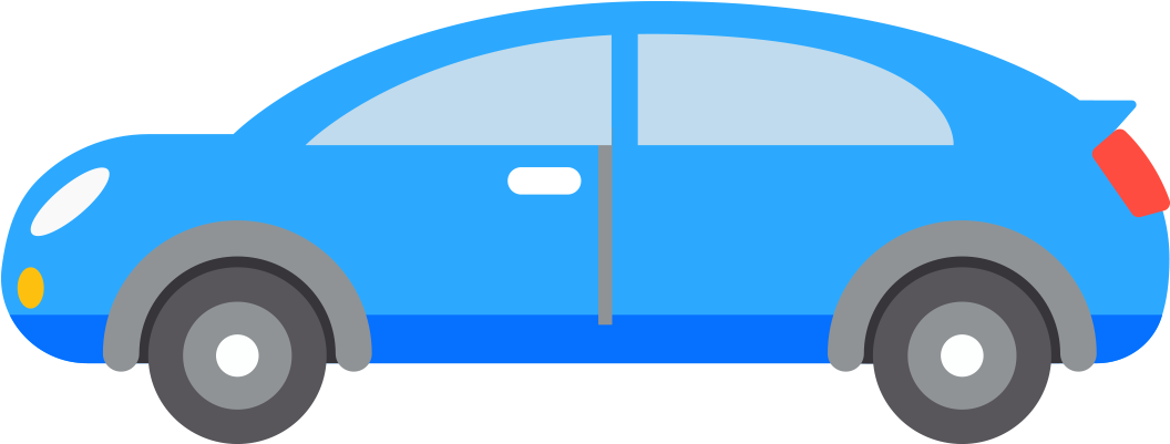 Cartoon Car Png Blue Color Transparent Background Image - Cartoon Car No Background, Png Download PNG with transparent background