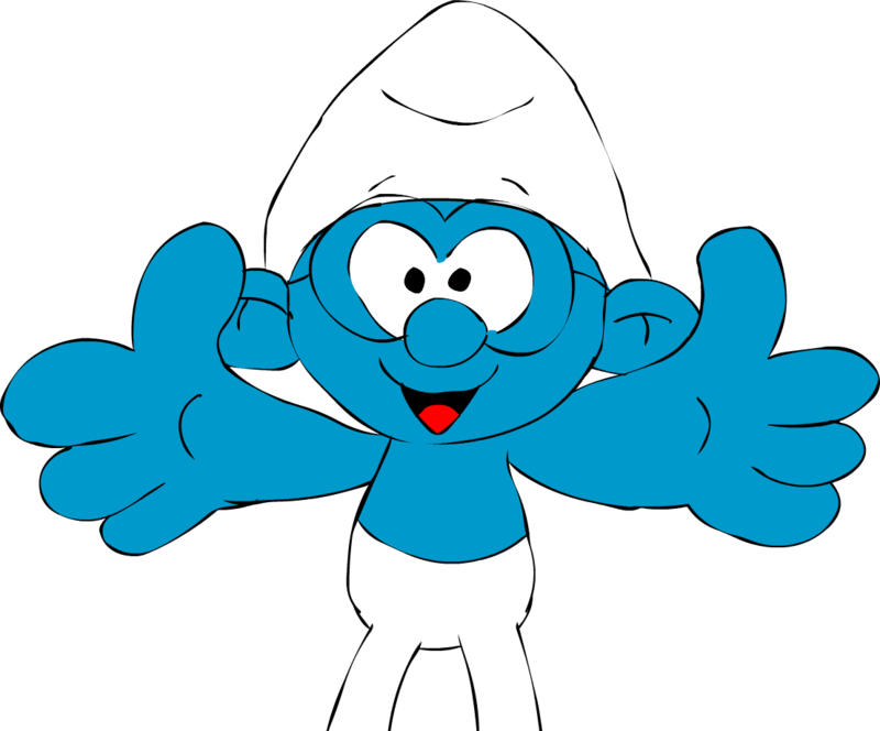 Smurf Png - Smurfs Hugs, Transparent Png PNG with transparent background