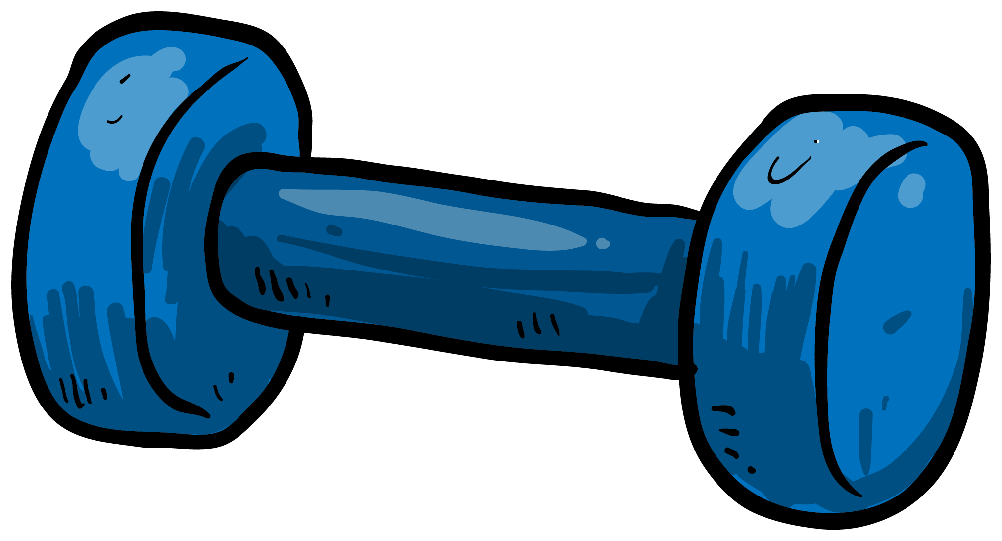 Barbell Dumbbell Physical Fitness - Watercolor Dumbbells, HD Png Download PNG image with a transparent background, free high-resolution download