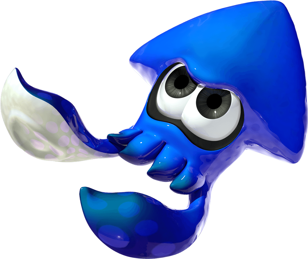 Transparent Giant Squid Clipart - Splatoon Squid, HD Png Download PNG image with a transparent background, free high-resolution download