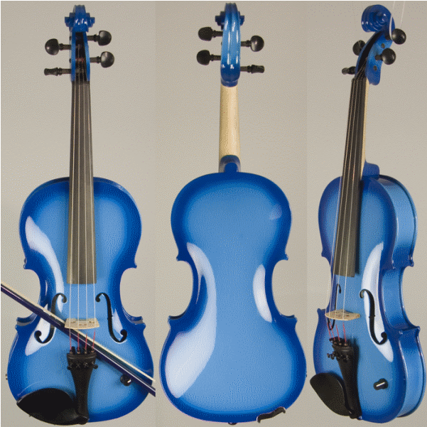 Barcus Berry Vibrato Ae Violin, Barcus-berry Blue - Types Of Violin, HD Png Download PNG image with a transparent background, free high-resolution download