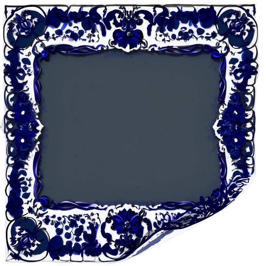 Blue Certificate Frame Png Fqy