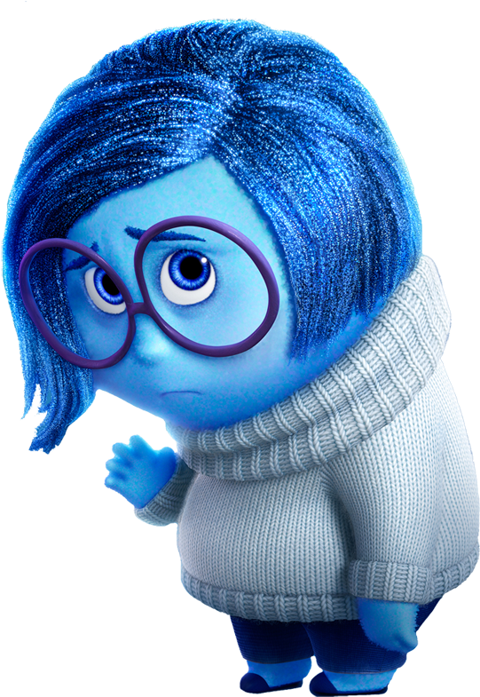 Transparent Sad Clipart - Sadness Inside Out Clipart, HD Png Download PNG with transparent background