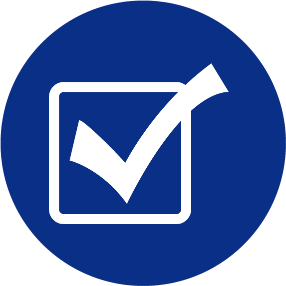 Blue Checkbox Icon