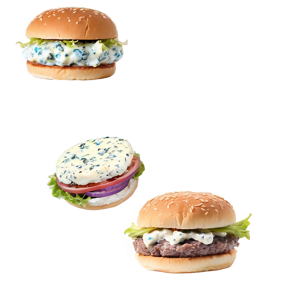 Blue Cheese Burger Png Kfh