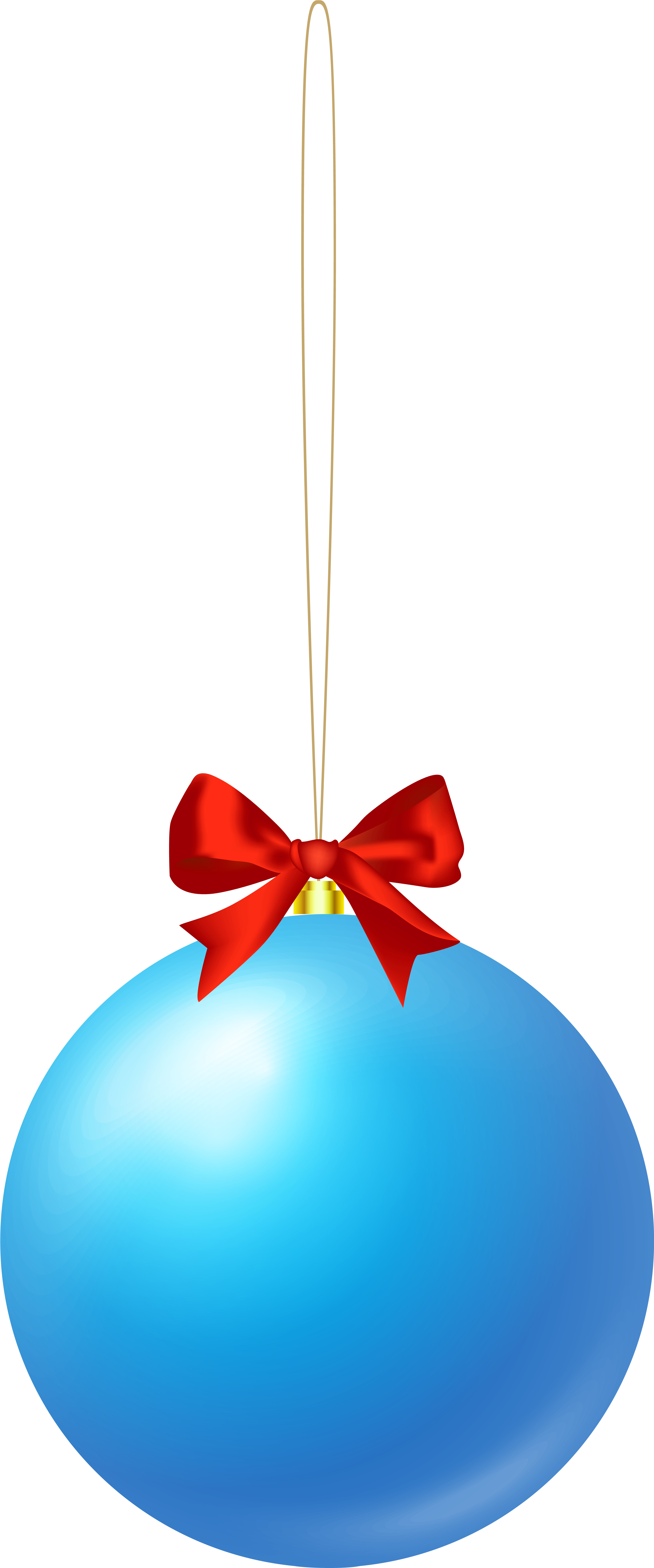 Christmas Ball Blue Png Clip Art - Christmas Decoration, Transparent Png PNG with transparent background