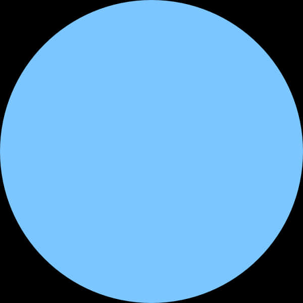 Blue Circle Black Background