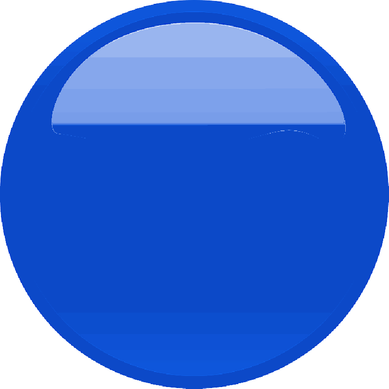 Blue Circle Graphic PNG with transparent background