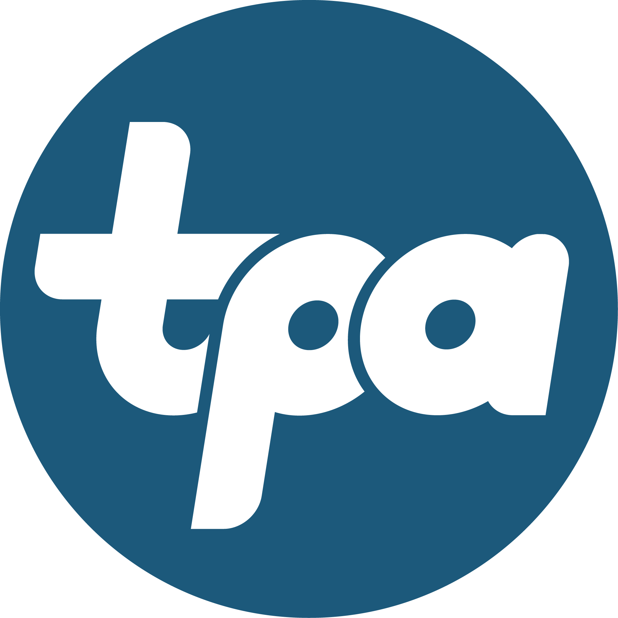 Blue Circle Logowith Letterstpa PNG with transparent background